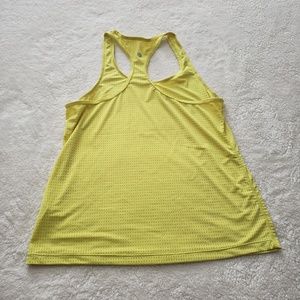 Zella Tops - Zella Yellow Mesh Racerback Tank Zella Tops - Zella Yellow Mesh Racerback Tank